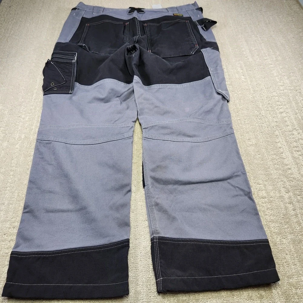 Blaklader Pants Men 38x31 *READ Workwear Double Front X1600 Work Cargo Cotton